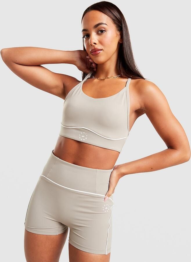 Trailberg Drift Strappy Sports Bra Beige- Dames Beige