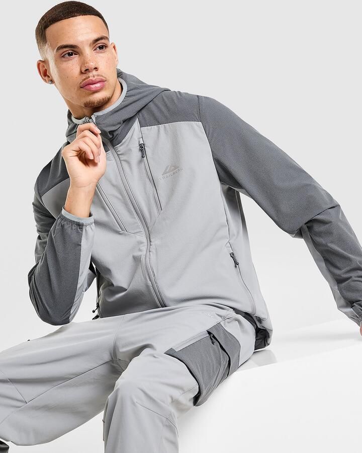 Trailberg Faltenjura Hooded Jacket Grijs- Heren Grijs