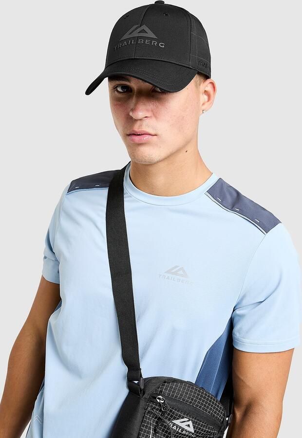 Trailberg Grid 6 Panel Cap Zwart- Dames Zwart
