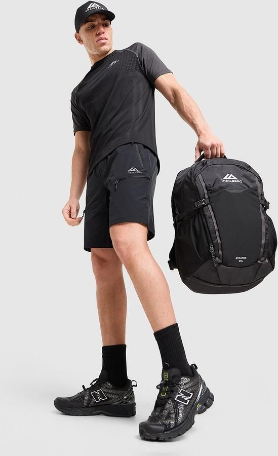 Trailberg Trailform Shorts Zwart- Heren Zwart