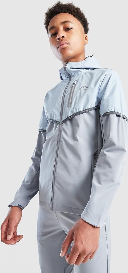 Trailberg Vertigo Tape Windbreaker Jacket Junior Grijs Kind Grijs
