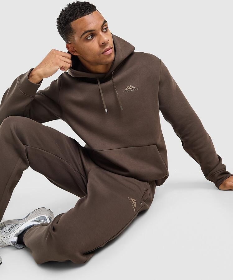 Trailberg Vital Fleece Hoodie Bruin- Heren Bruin