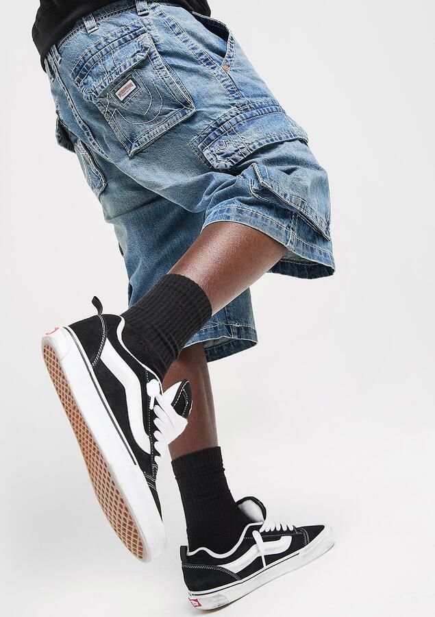 True Religion Vinny Cargo Shorts Blauw- Heren Blauw