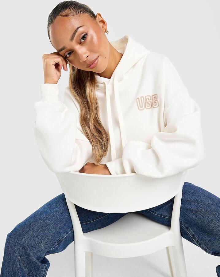Ugg Cosy Logo Hoodie Wit- Dames Wit
