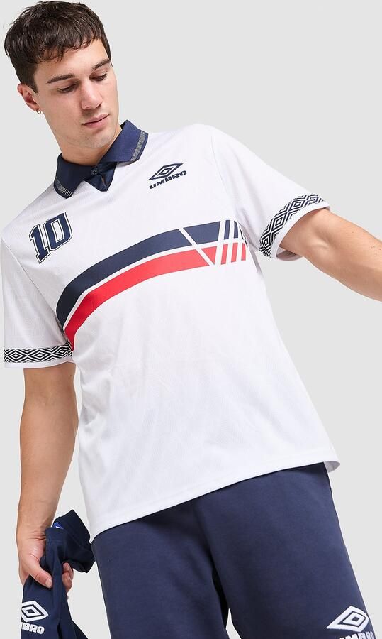 Umbro Retro Shirt Wit- Heren Wit