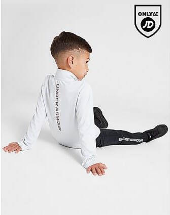 Under Armour 1 4 Zip Tracksuit Children Grey