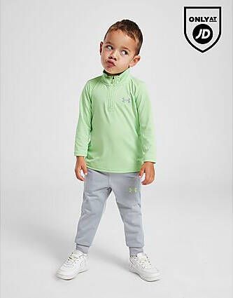 Under Armour 1 4 Zip Tracksuit Infant Green