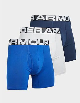 Under Armour 3-Pack Boxers Royal- Heren