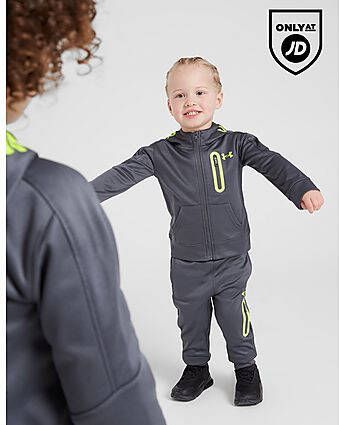 Under Armour Brand Full Zip Hoodie Tracksuit Infant Grey Kind