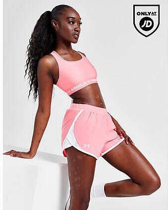 Under Armour Fly-By 2-0 Shorts Eclectic Pink- Dames
