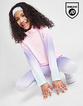 Under Armour ' Tech Fade 1 4 Zip Tracksuit Children Pink Kind