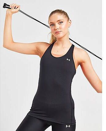 Under Armour HeatGear Racerback Tanktop Dames Black Dames Black