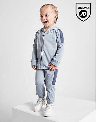 Under Armour Renegade Full Zip Hooded Tracksuit Infant Grey Kind