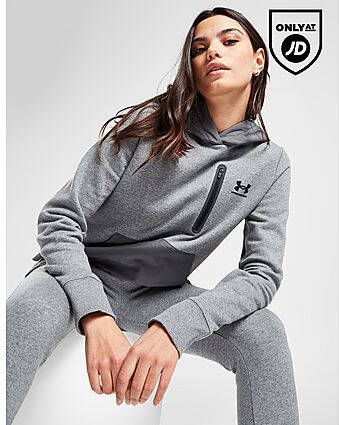 Under Armour Rival Overhead Hoodie Grey- Dames
