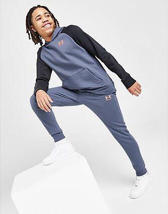 Under Armour Rival Contrast Hoodie Tracksuit Junior Grey