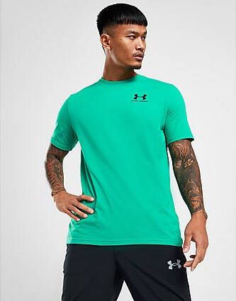 Under Armour Sportstyle Left Chest T-Shirt Birdie Green- Heren