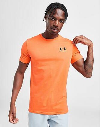 Under Armour Sportstyle Left Chest T-Shirt Frosted Orange- Heren