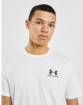 Under Armour Sportstyle Left Chest T-Shirt White- Heren