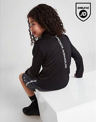 Under Armour Tech 1 4 Zip Shorts Set Children Black Kind