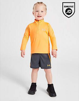 Under Armour Tech 1 4 Zip Shorts Set Infant Orange Kind