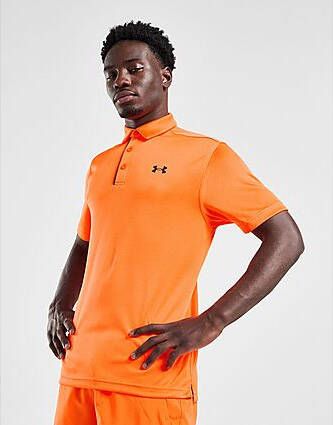 Under Armour Tech Polo Shirt Orange- Heren