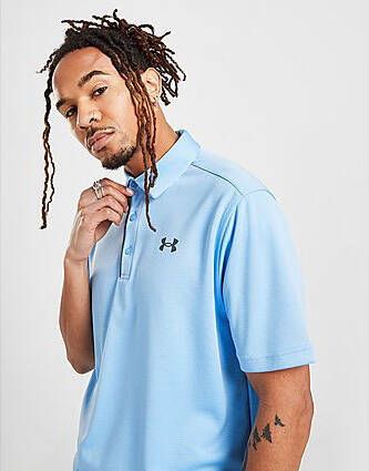 Under Armour Tech poloshirt Blue- Heren