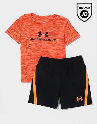 Under Armour Tech Twist T-Shirt Woven Shorts Set Infant Orange Kind