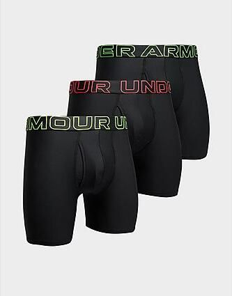 Under Armour 3-Pack Boxers Black- Heren Black
