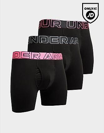 Under Armour 3-Pack Boxers Zwart- Heren Zwart - Foto 2