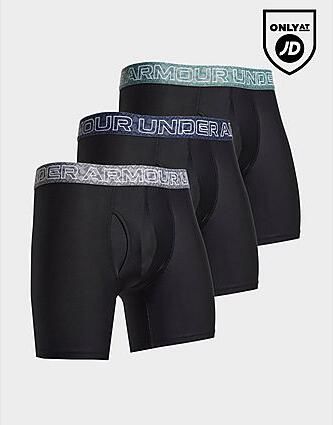 Under Armour 3-Pack Boxers Zwart- Heren Zwart - Foto 2