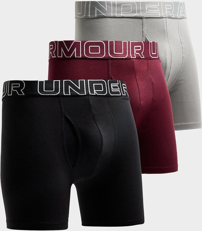 Under Armour 3-Pack Cotton Boxers Grijs- Heren Grijs