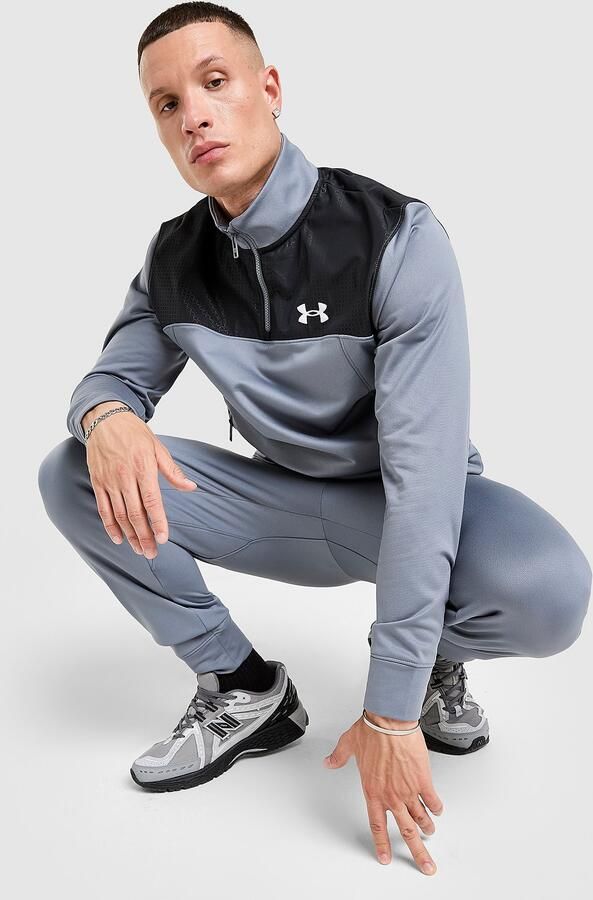 Under Armour Brawl 1 4 Zip Sweatshirt Grijs- Heren Grijs