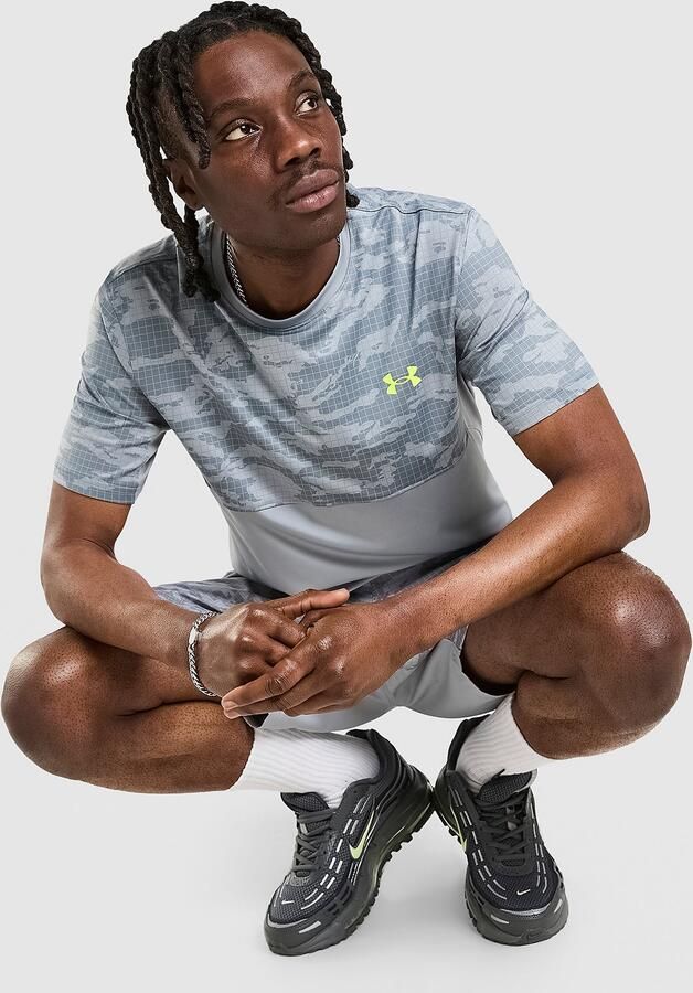 Under Armour Camo T-Shirt Grijs- Heren Grijs