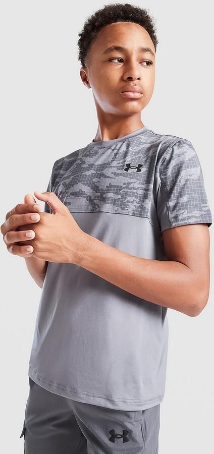 Under Armour Camo T-Shirt Junior Grijs Kind Grijs