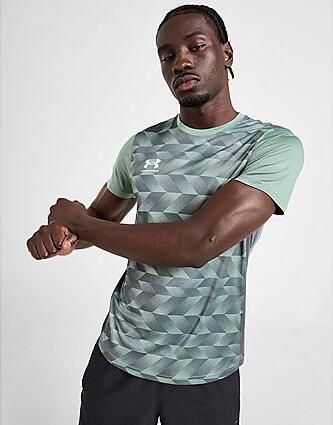Under Armour Challenger Print T-Shirt Green- Heren Green