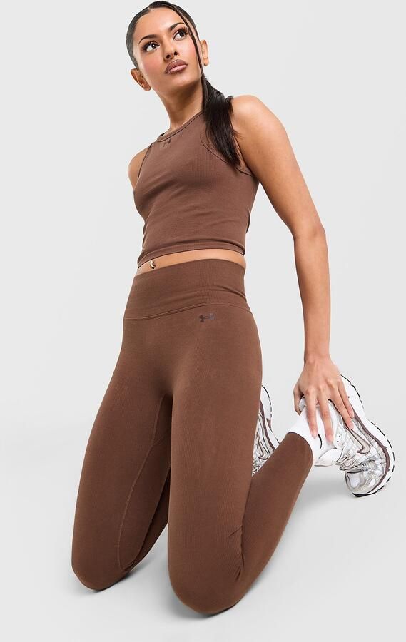 Under Armour Cotton Seamless Leggings Bruin- Dames Bruin