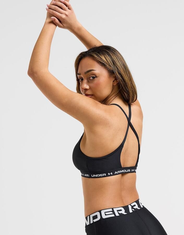 Under Armour Crossback Low Sports Bra Zwart- Dames Zwart