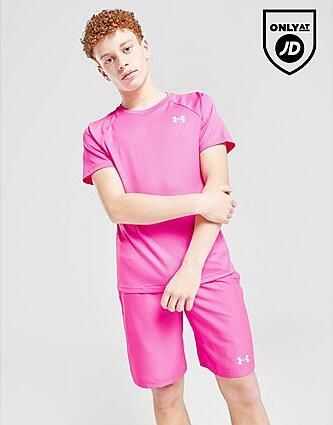 Under Armour Emboss T-Shirt Junior Pink