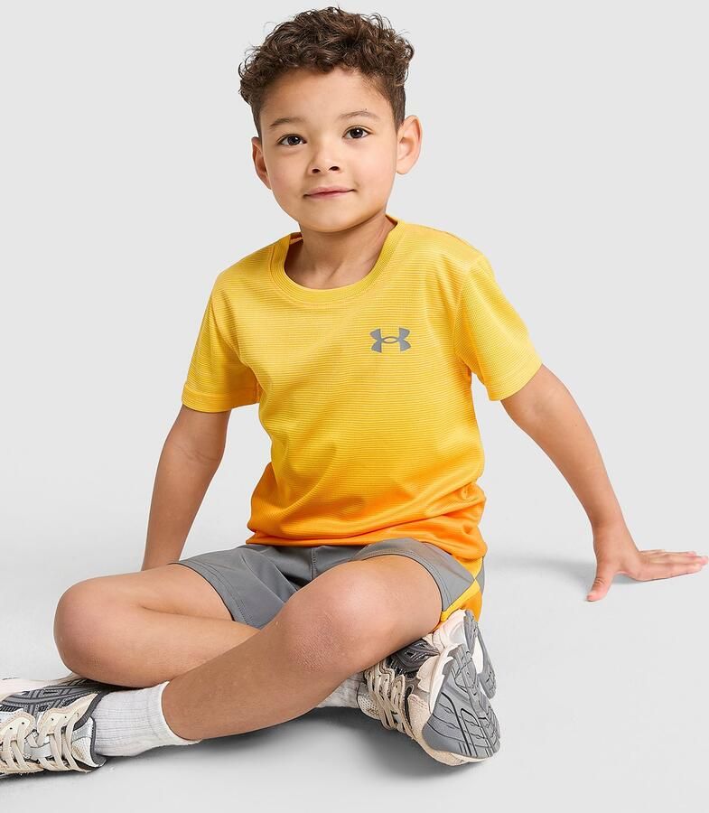 Under Armour Fade T-Shirt Woven Shorts Set Children Oranje