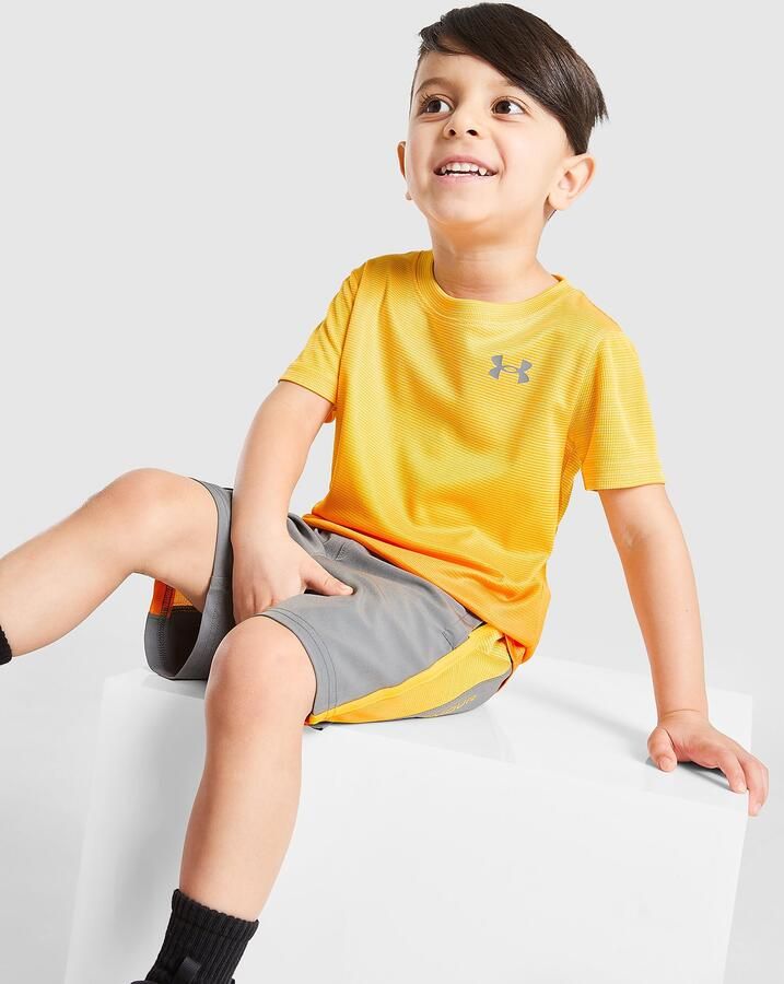Under Armour Fade T-Shirt Woven Shorts Set Infant Oranje