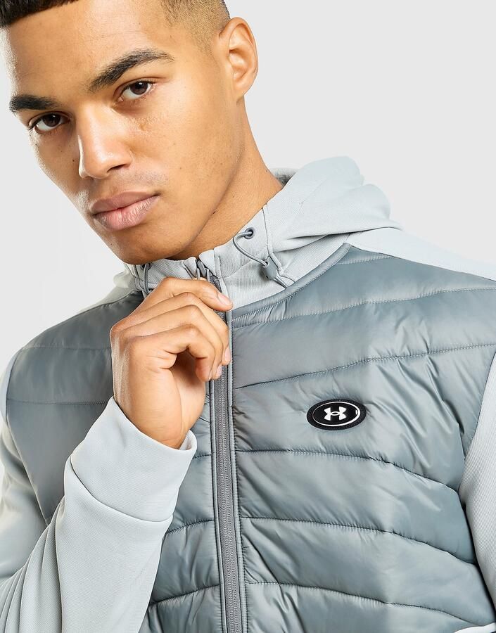 Under Armour Fleece Full Zip Hoodie Grijs- Heren Grijs