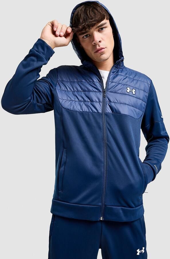 Under Armour Fleece Winterized Full Zip Hoodie Blauw- Heren Blauw