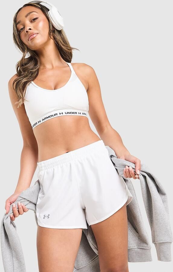 Under Armour Fly-By Shorts Wit- Dames Wit