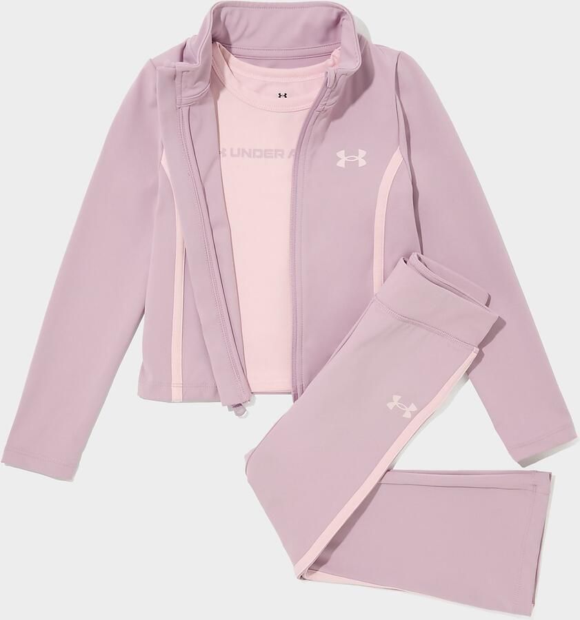 Under Armour ' 3-Piece Fitness Set Children Paars Kind Paars