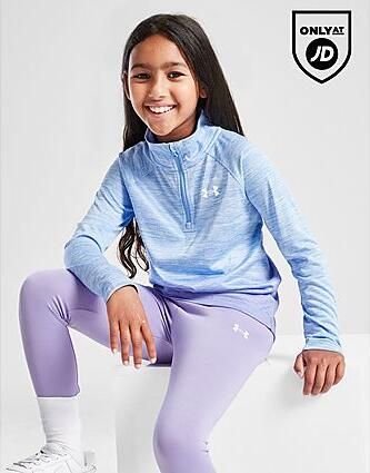Under Armour ' Fade 1 4 Zip Top Leggings Set Children Blue Kind Blue