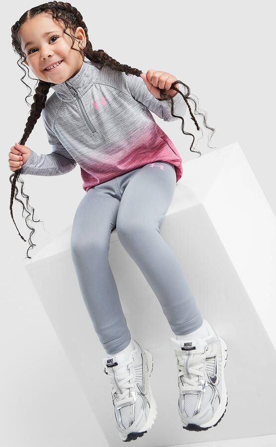 Under Armour ' Fade 1 4 Zip Track Top Leggings Set Infant Roze