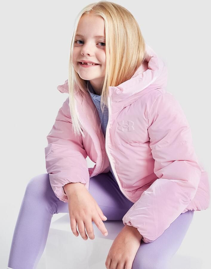 Under Armour ' Pronto Shimmer Padded Jacket Children Roze