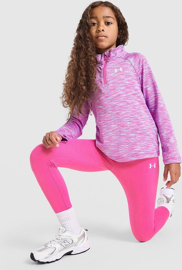 Under Armour ' Twist 1 4 Zip Set Children Roze Kind Roze
