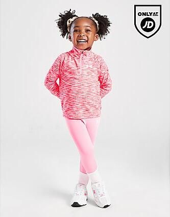 Under Armour ' Twist 1 4 Zip Track Top Leggings Set Infant Roze - Foto 2