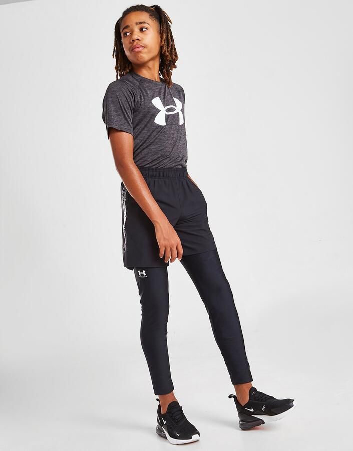 Under Armour HeatGear Armour Leggings Junior Zwart Kind Zwart